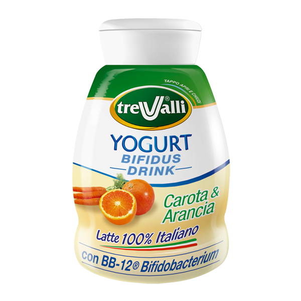 Yogurt Bifidus 
Drink
Carota& Arancia