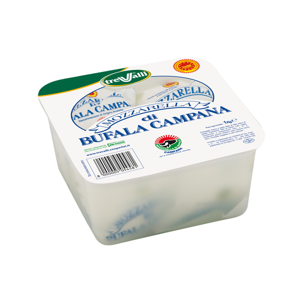 Mozzarella di 
Bufala Campana 
D.O.P. 1000 G