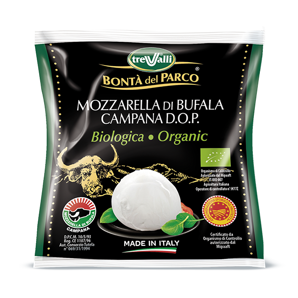 Mozzarella 
di Bufala 
Campana 
D.O.P. BIO 125 G