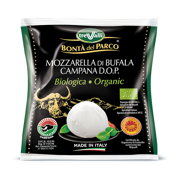 Organic Mozzarella 
di Bufala Campana
P.D.O. 125 G