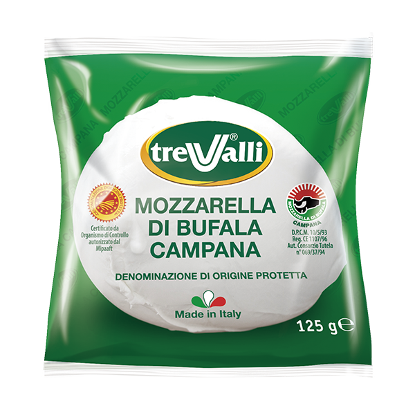 Mozzarella 
di Bufala 
Campana 
P.D.O. 125 G