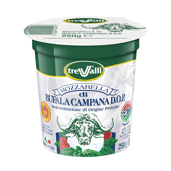 Mozzarella
di Bufala
Campana P.D.O.
250 G