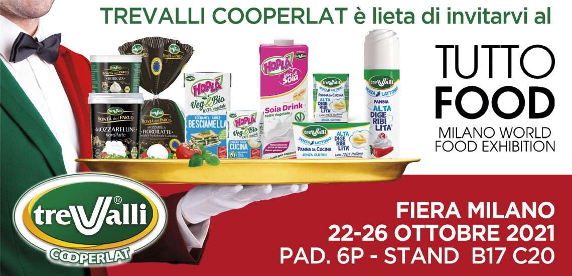 Trevalli Cooperlat al TUTTOFOOD 2021