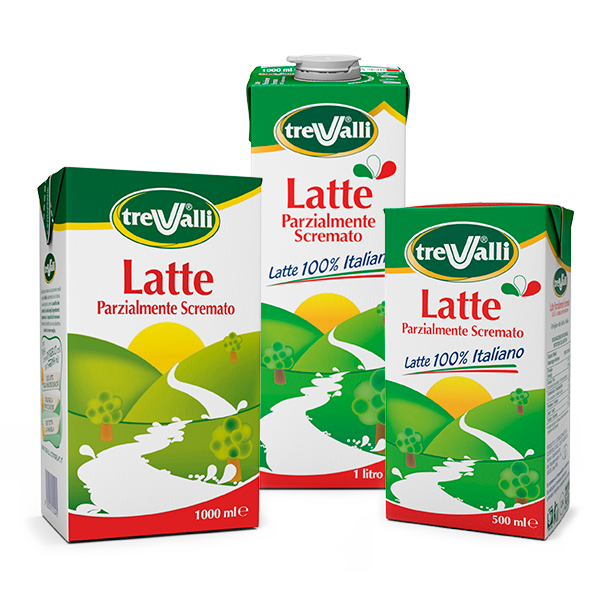 Latte UHT
Parzialmente
Scremato