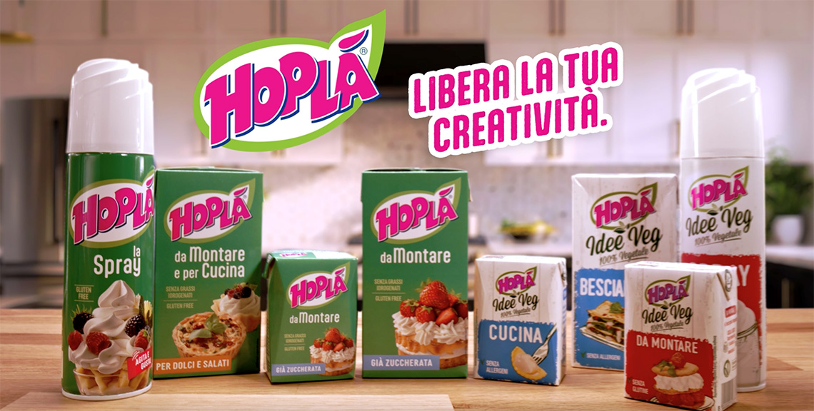 Hoplà torna in TV con “Libera la tua creatività”, la nuova campagna firmata ArteficeGroup