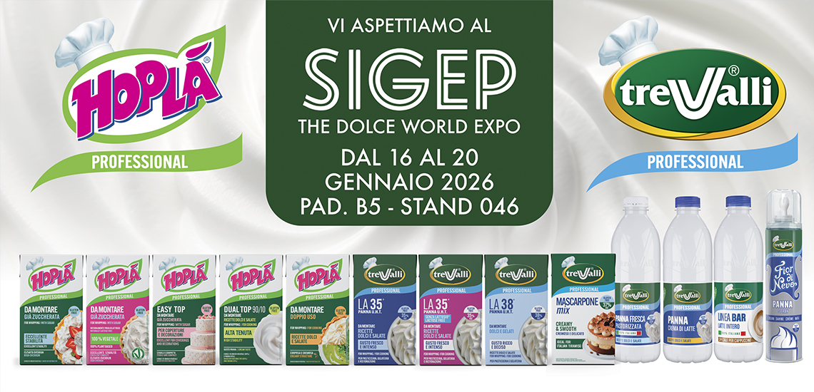 TreValli Cooperlat torna a Sigep 2026 