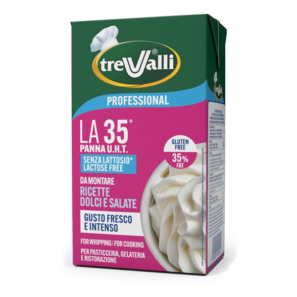Panna UHT 
senza lattosio
Da Montare e 
Per Cucina