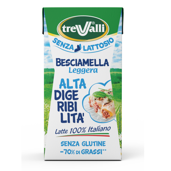 Besciamella 
Leggera
Alta 
Digeribilità