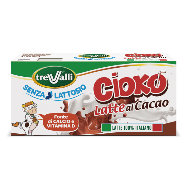 CIOKO
Latte al cacao 
Senza 
Lattosio